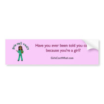 Nurse in Blue Scrubs (Dark) bumper stickers