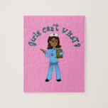 Nurse in Blue Scrubs (Dark) Puzzles