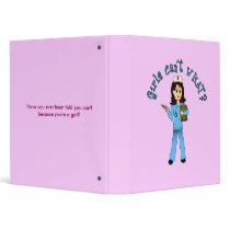 Nurse in Blue Scrubs (Light) binders