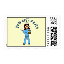 Nurse in Blue Scrubs (Light) stamps