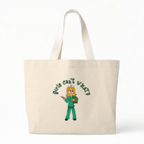 Nurse in Green Scrubs (Blonde) bags