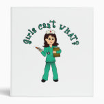 Nurse in Green Scrubs (Light) Binders