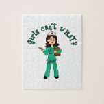 Nurse in Green Scrubs (Light) Jigsaw Puzzle