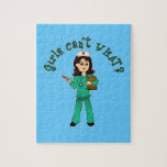 Nurse in Green Scrubs (Light) Jigsaw Puzzle