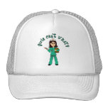 Nurse in Green Scrubs (Light) Trucker Hat