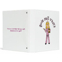 Nurse in Pink Scrubs (Blonde) binders