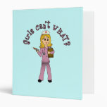 Nurse in Pink Scrubs (Blonde) Binder