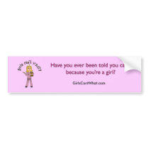 Nurse in Pink Scrubs (Blonde) bumper stickers