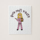 Nurse in Pink Scrubs (Blonde) Jigsaw Puzzle