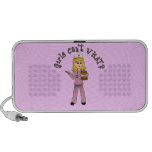 Nurse in Pink Scrubs (Blonde) Speaker