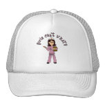 Nurse in Pink Scrubs (Light) Trucker Hats