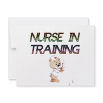 NURSE IN TRAINING invitations by occupationalgifts NURSE IN TRAINING invitations