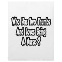 Nurse Joke...Two Thumbs Custom Letterhead