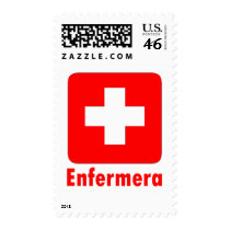 Nurse-Latino Postage Stamp