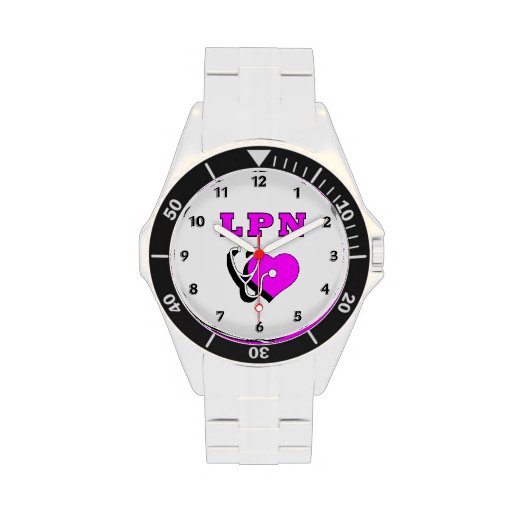 Nurse LPN Care Wrist Watches Zazzle