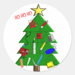 Nurse/Medical Staff Christmas Cards and Gifts Sticker