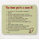 Nurse Mousepad by ScottInk Nurse Mousepad
