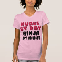 Nurse Ninja Cute Saying Tee Shirt