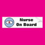 Nurse On Board Bumper Sticker