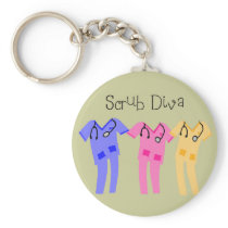 Nurse or Medical Scub Wearer gifts Keychains