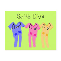 Nurse or Medical Scub Wearer gifts Postcards