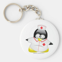 Nurse Penguin Key Chain
