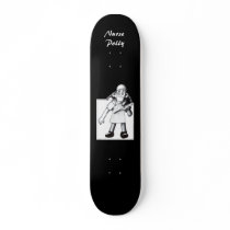Nurse Polly skateboards