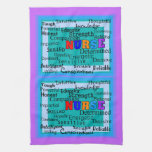 Nurse Positive Words Kitchen Towel