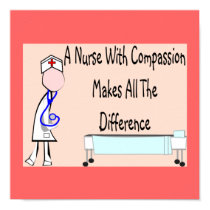 Nurse Poster-"A Nurse With Compassion" posters by gailg1957 Nurse Poster-"A Nurse With Compassion" posters