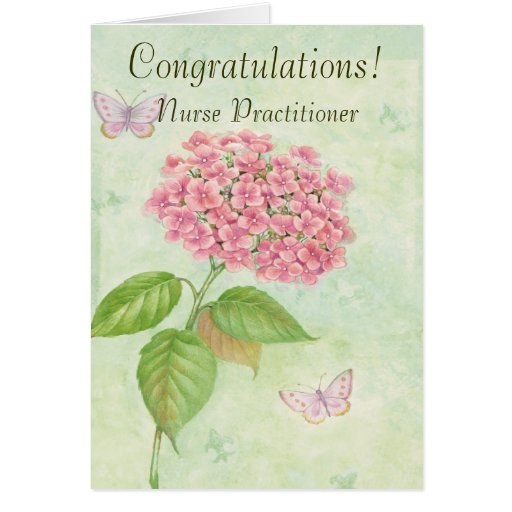 Nurse Practitioner "Congratulations" Card Zazzle