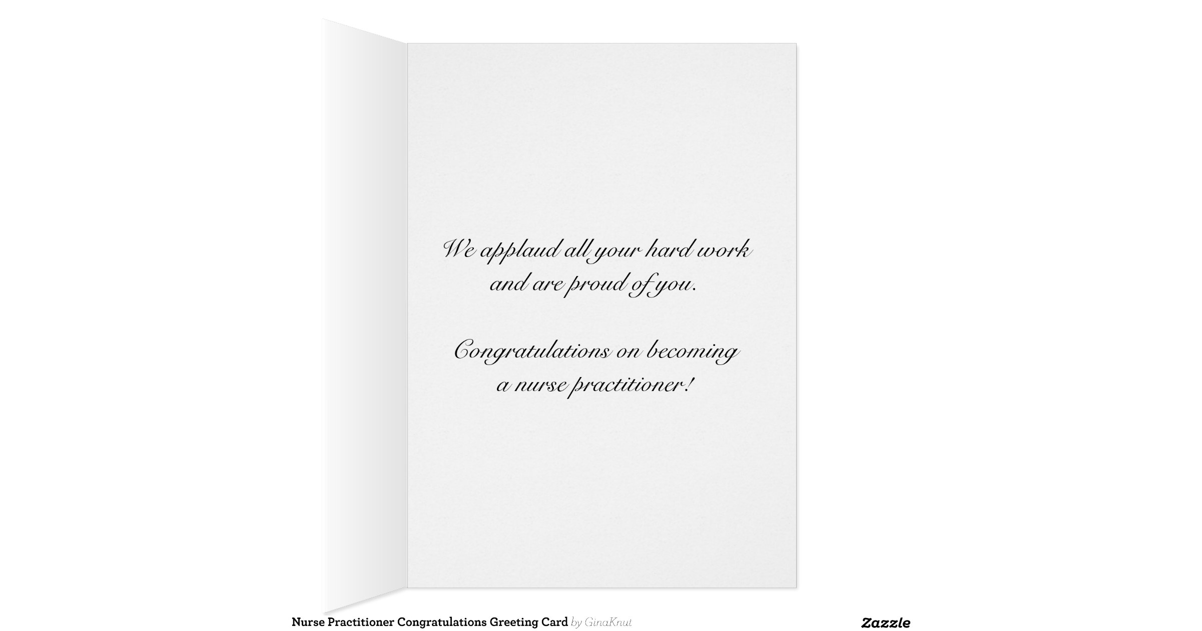 Nurse Practitioner Congratulations Greeting Card | Zazzle