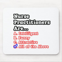 Nurse Practitioner Quiz...Joke Mouse Pads