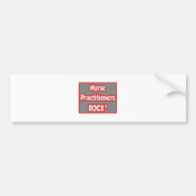 Nurse Practitioners Rock! Bumper Sticker