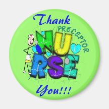 Nurse Preceptor "Thank  You" Gifts Fridge Magnets