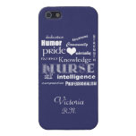 Nurse Pride Attributes+Heart/Amethyst iPhone 5 Case