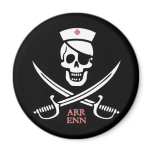 Nurse Rackam Refrigerator Magnet