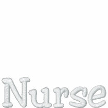 Nurse Red Embroidered Shirt