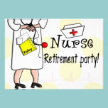 Nurse Retirement Party Invitations invitations