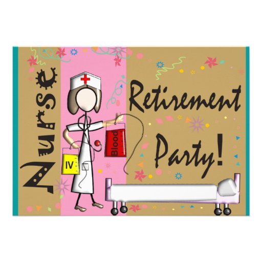 Nurse Retirement Party Invitations