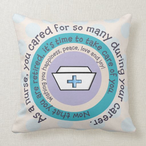 Nurse Retirement Pillow