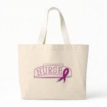 NURSE RIBBON FOR BLACK CANVAS BAG