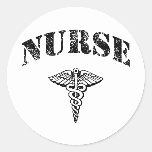 Nurse Classic Round Sticker Zazzle 