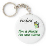 Nurse say "Relax" Keychain