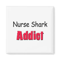 Nurse Shark Addict magnets