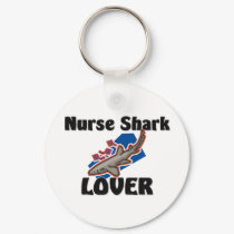 Nurse Shark Lover keychains