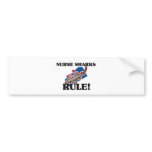 NURSE SHARKS Rule! Bumper Stickers