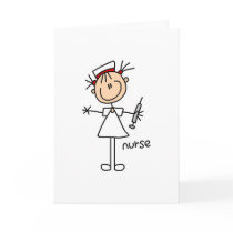 Nurse Stick Figure Card