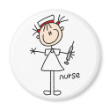 Nurse Stick Figure Magnet