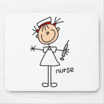 Nurse Stick Figure Mousepad by stick_figures Nurse Stick Figure Mousepad