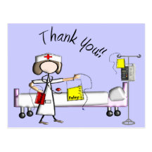Nurse "Thank You" Gifts Postcards